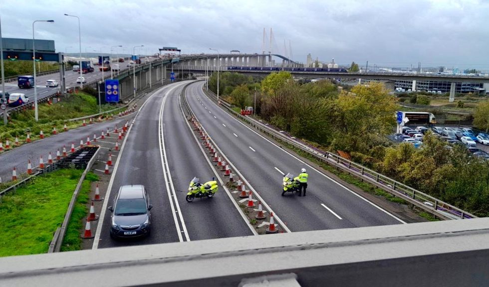 Protesters are causing widespread disruption on the M25 for a second day