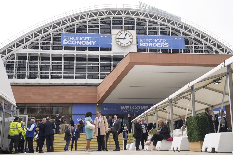 Protesters have skipped this year's Tory Party Conference