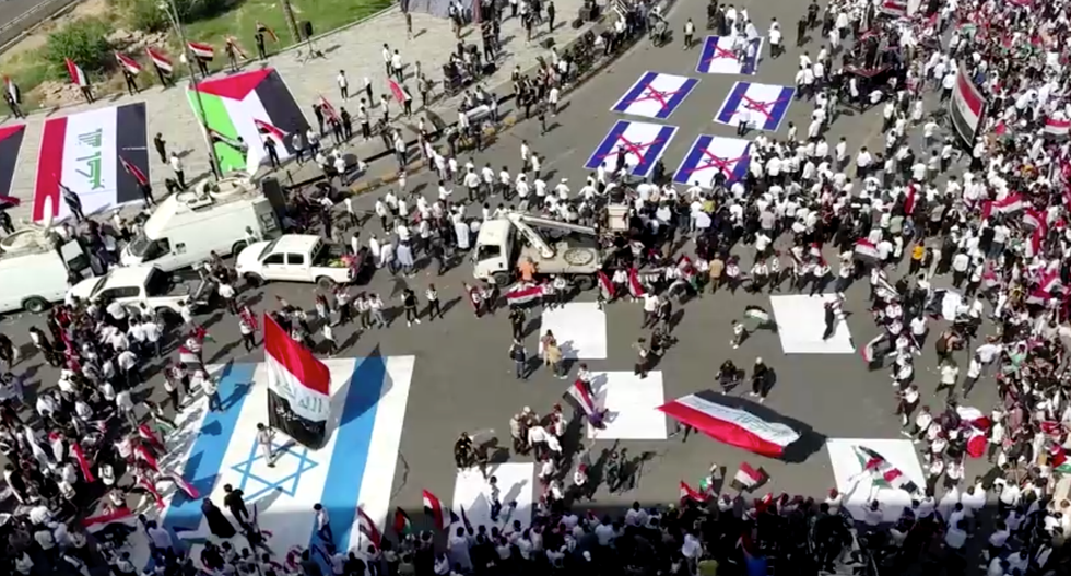 Protesters take to the streets in Iraq