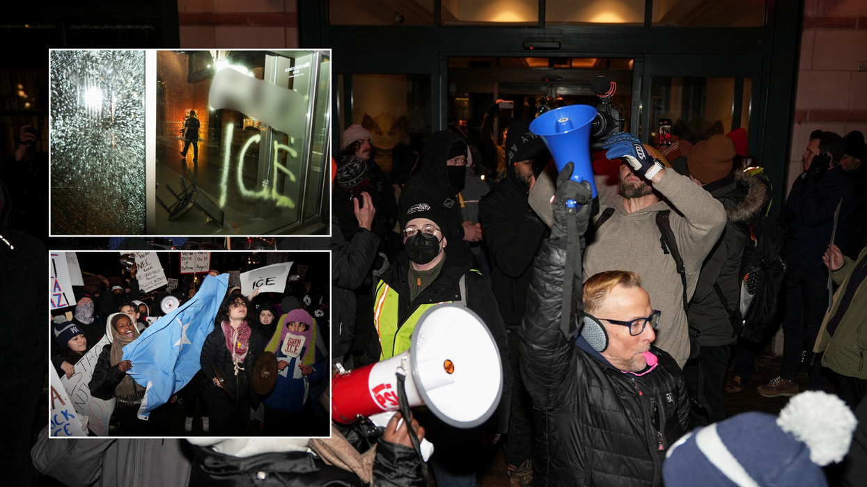Protestors storm hotel in Minneapolis