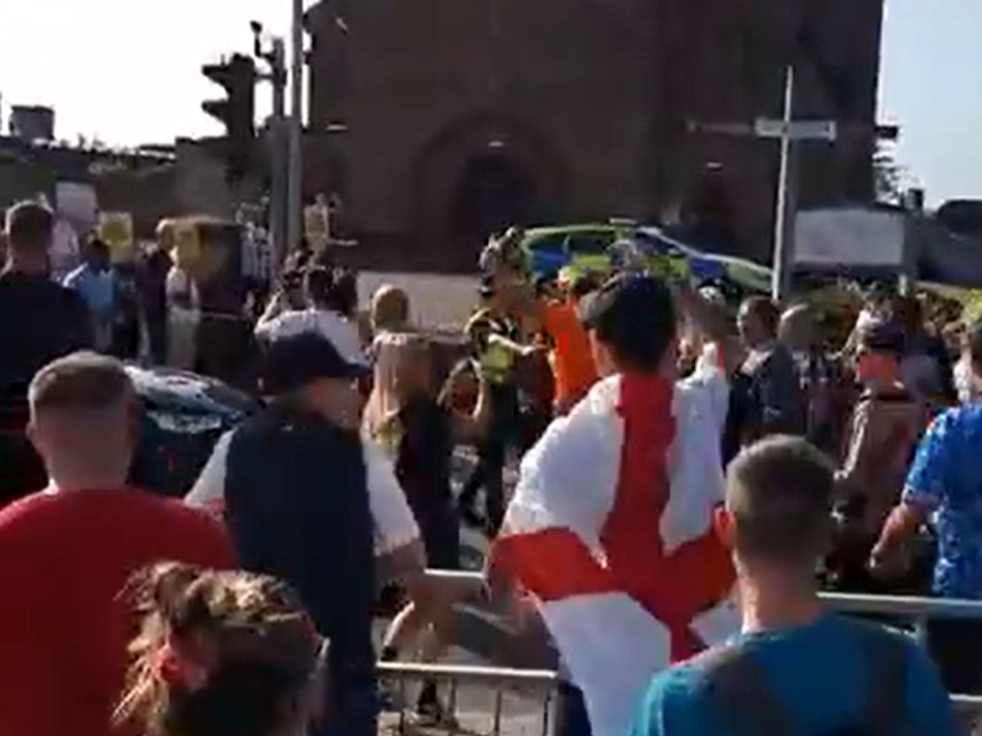 Protests broke out in Ashfield