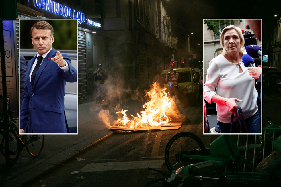 Protests broke out in France
