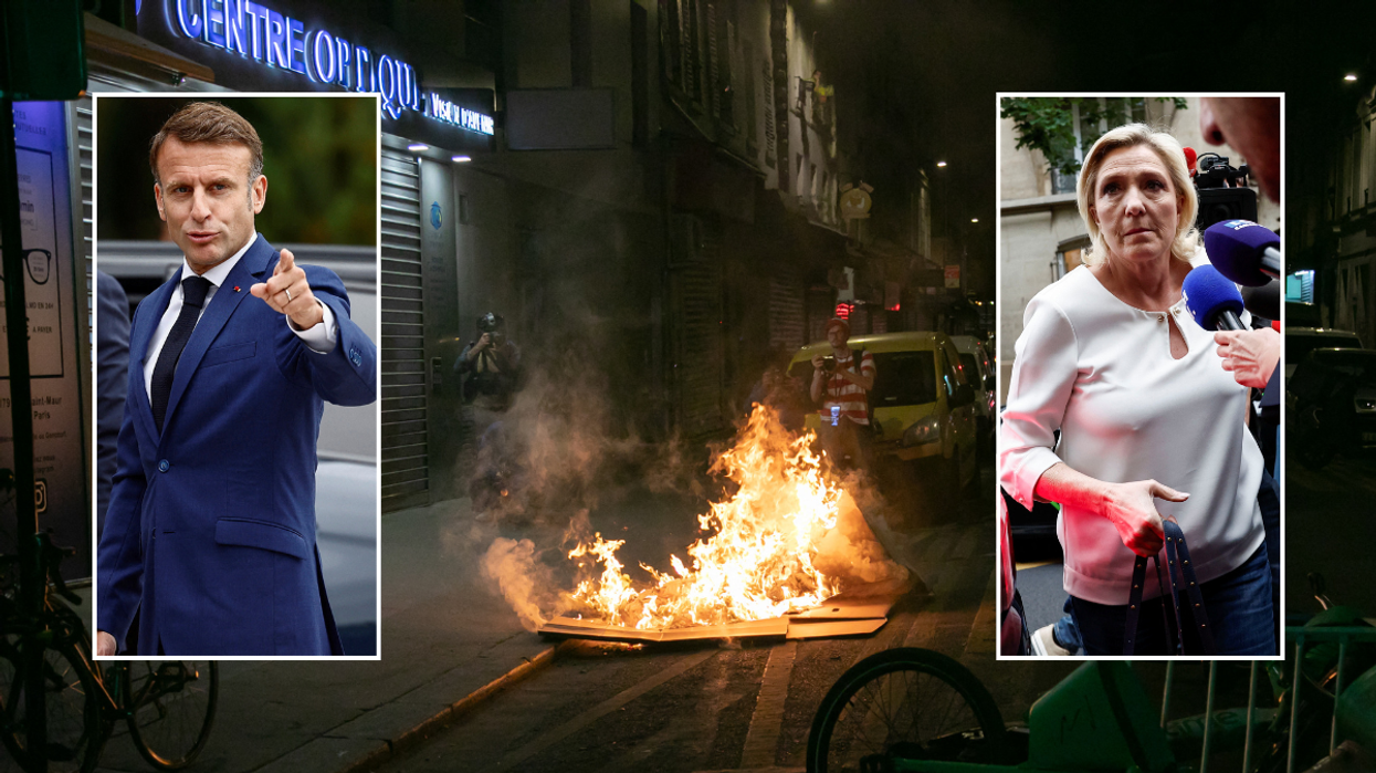 Protests broke out in France