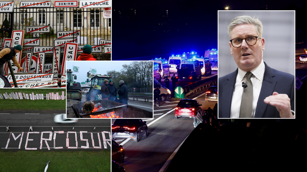 Protests in France/Starmer