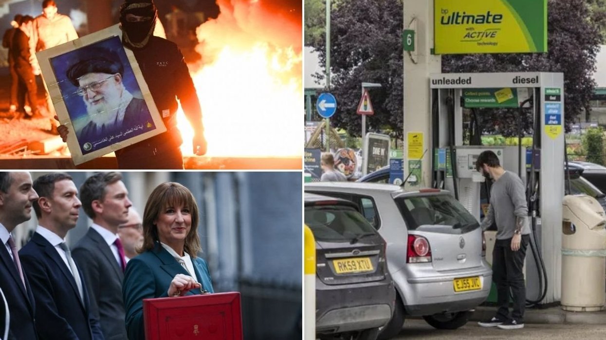 Protests in Iran, Chancellor Rachel Reeves and a petrol station