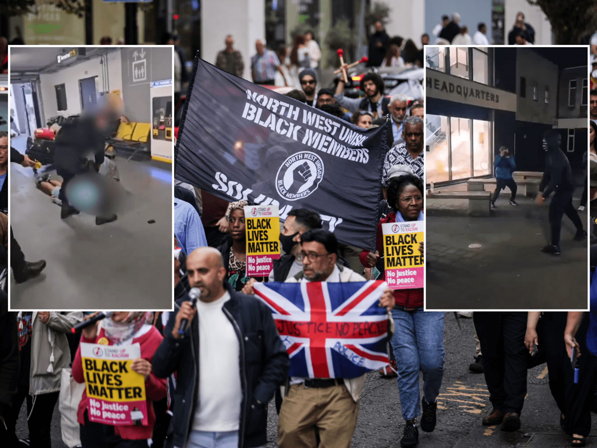 Protests in MAnchester