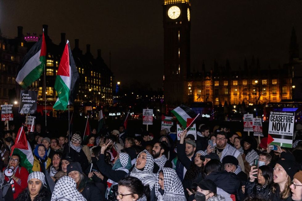 Protests in parliament