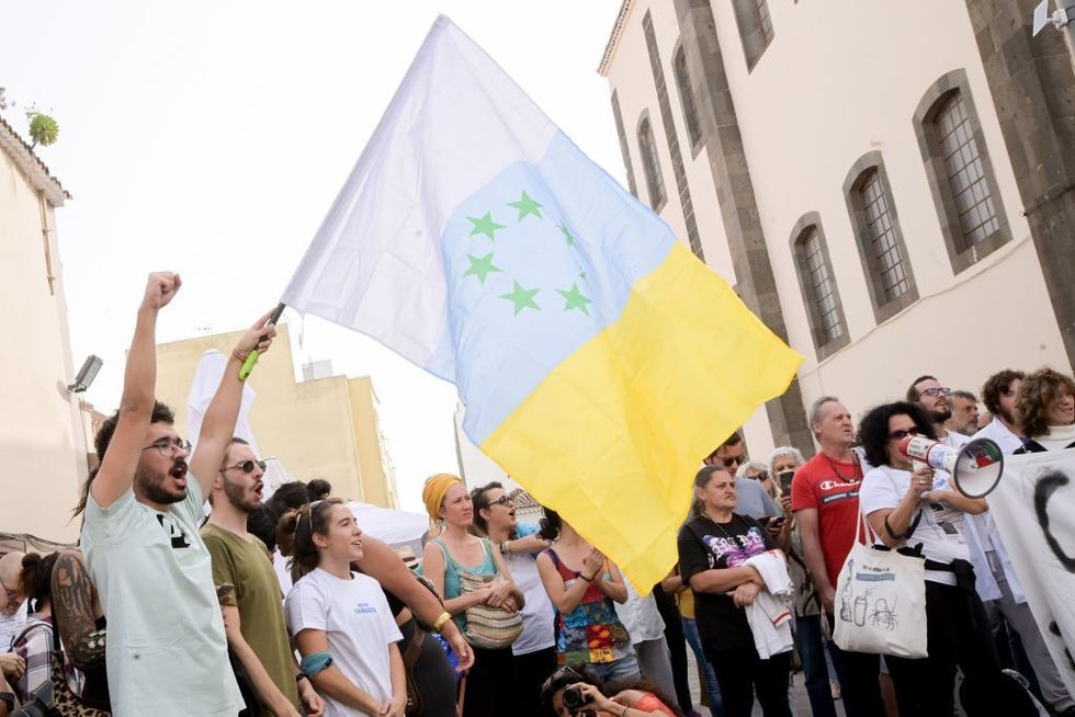 Protests in Tenerife