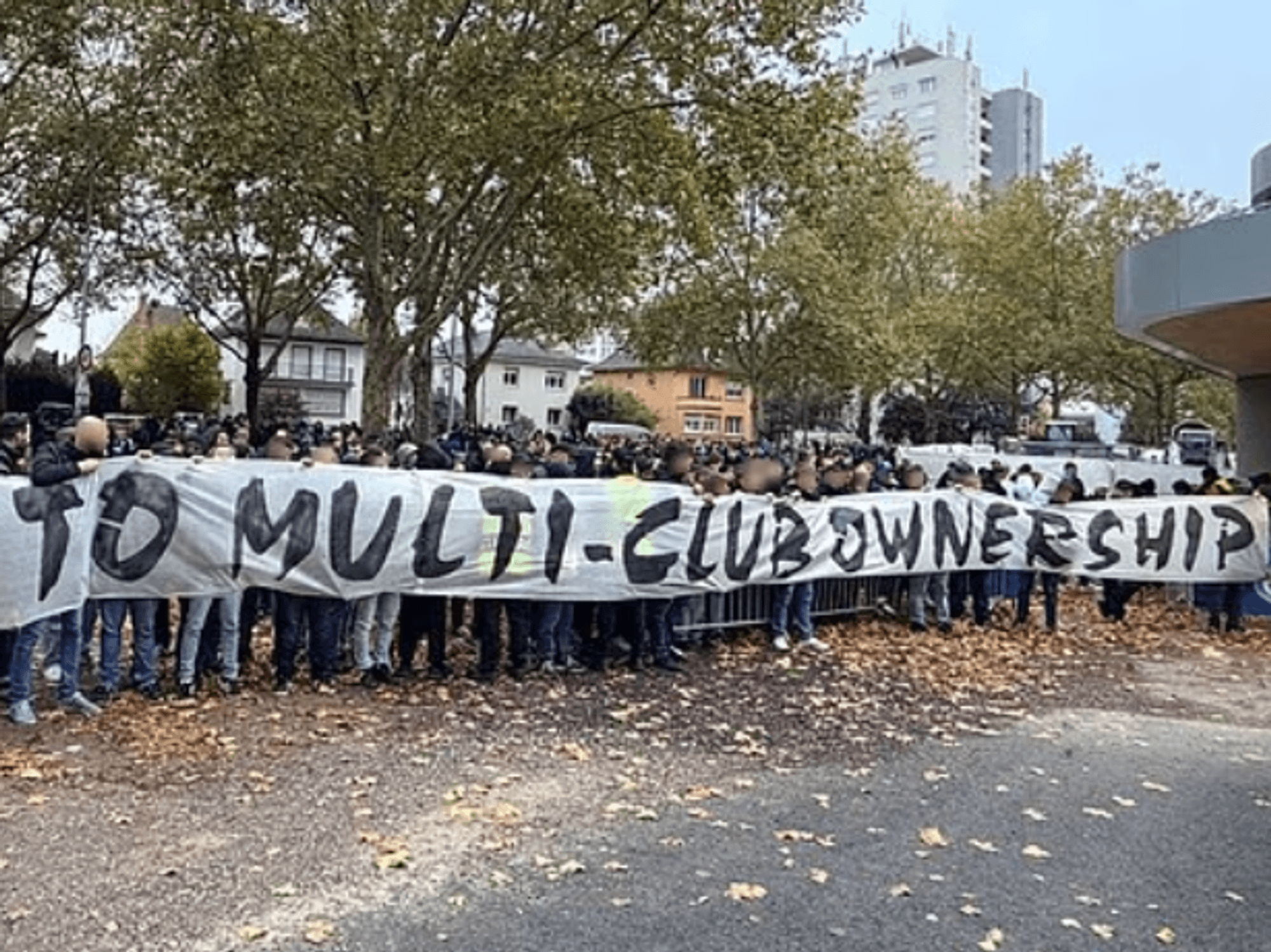 Protests over multi-club ownership