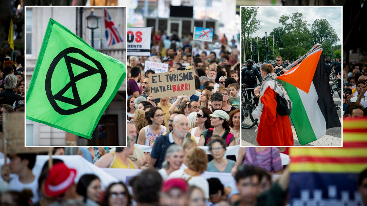 Protests took place last weekend in Mallorca