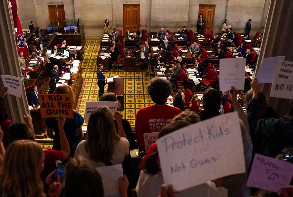 Protests were held in the public gallery at Tennessee House\u200b