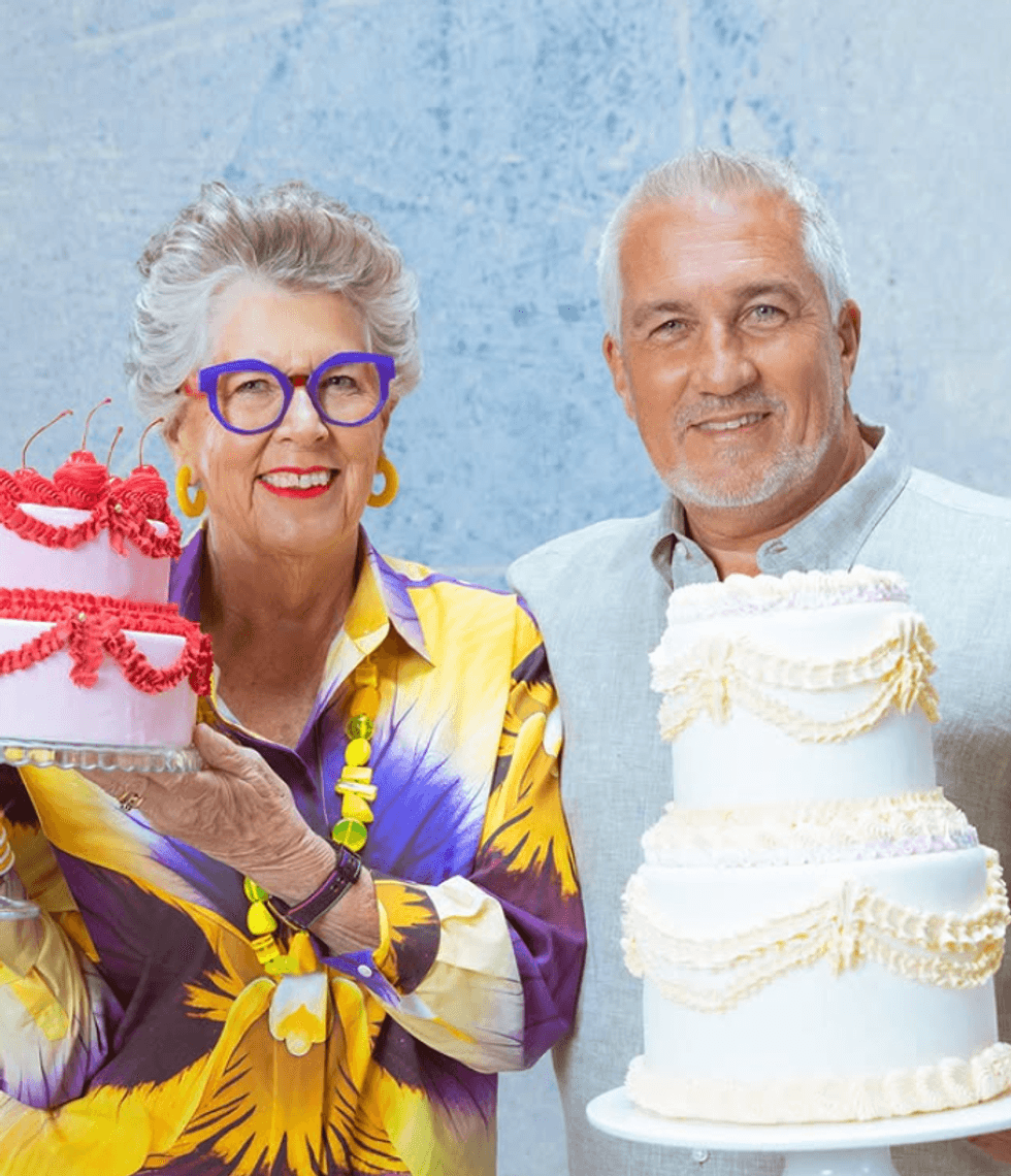 Prue Leith and Paul Hollywood