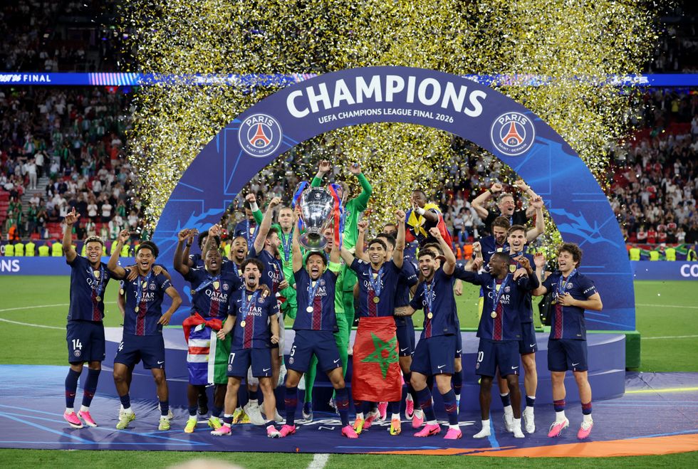 PSG Champions League winners