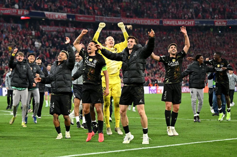 PSG will be aiming to retain the Champions League when they face Arsenal on May 30