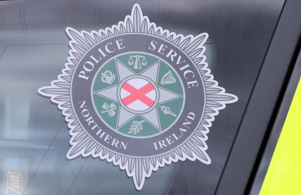 PSNI logo on car window