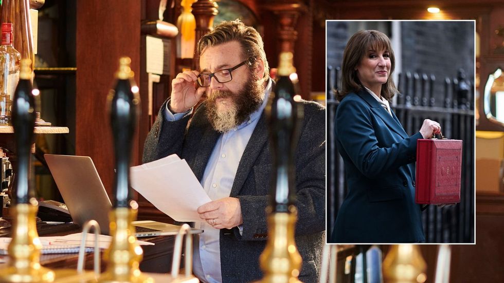 Pub landlord and Rachel Reeves