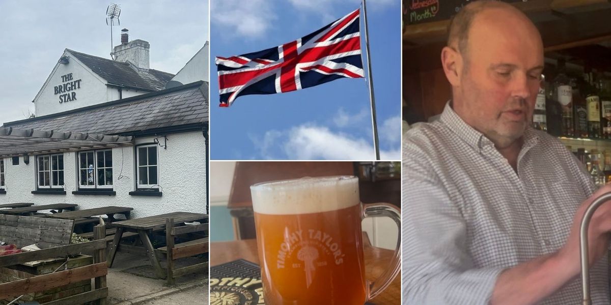 NextImg:'I am not proud of our country' Pub landlord reveals he has TAKEN DOWN Union Jack after being 'victimised' by Labour