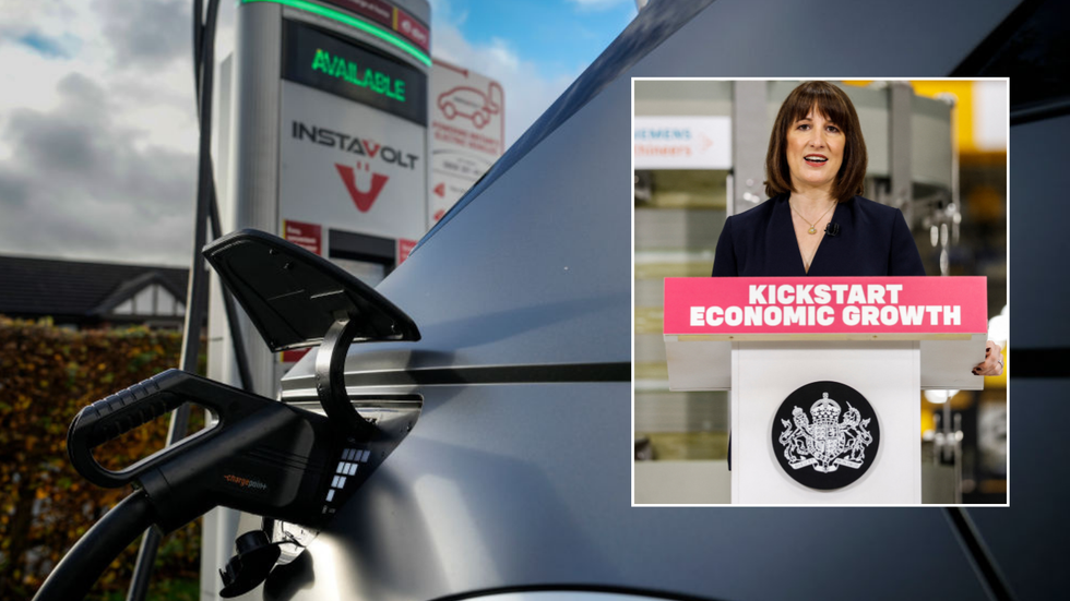 public charging point and rachel reeves