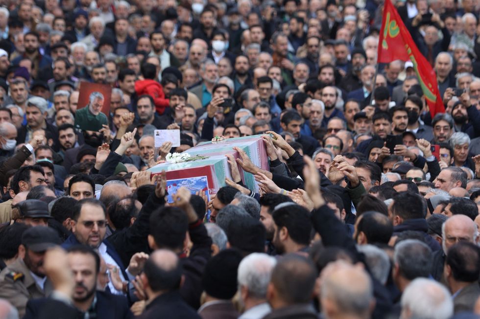 Public funeral in Iran