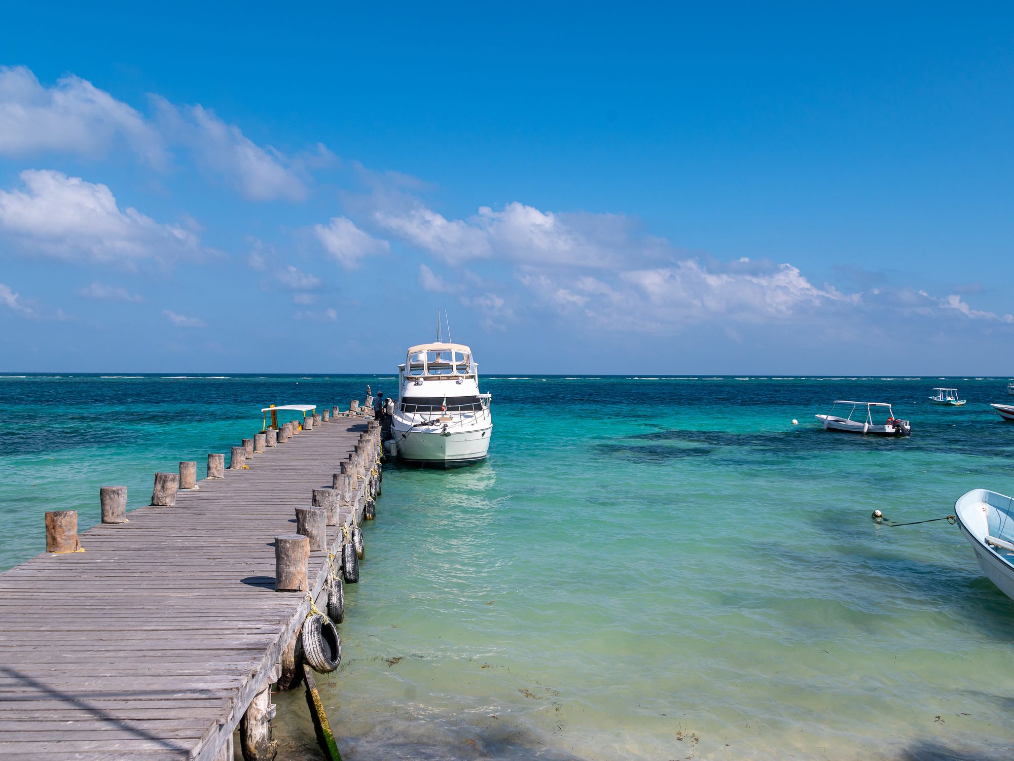 Puerto Morelos Mexico dock