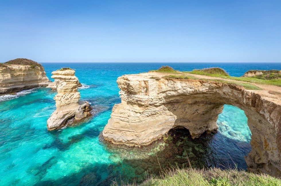 Puglia Italy water coves