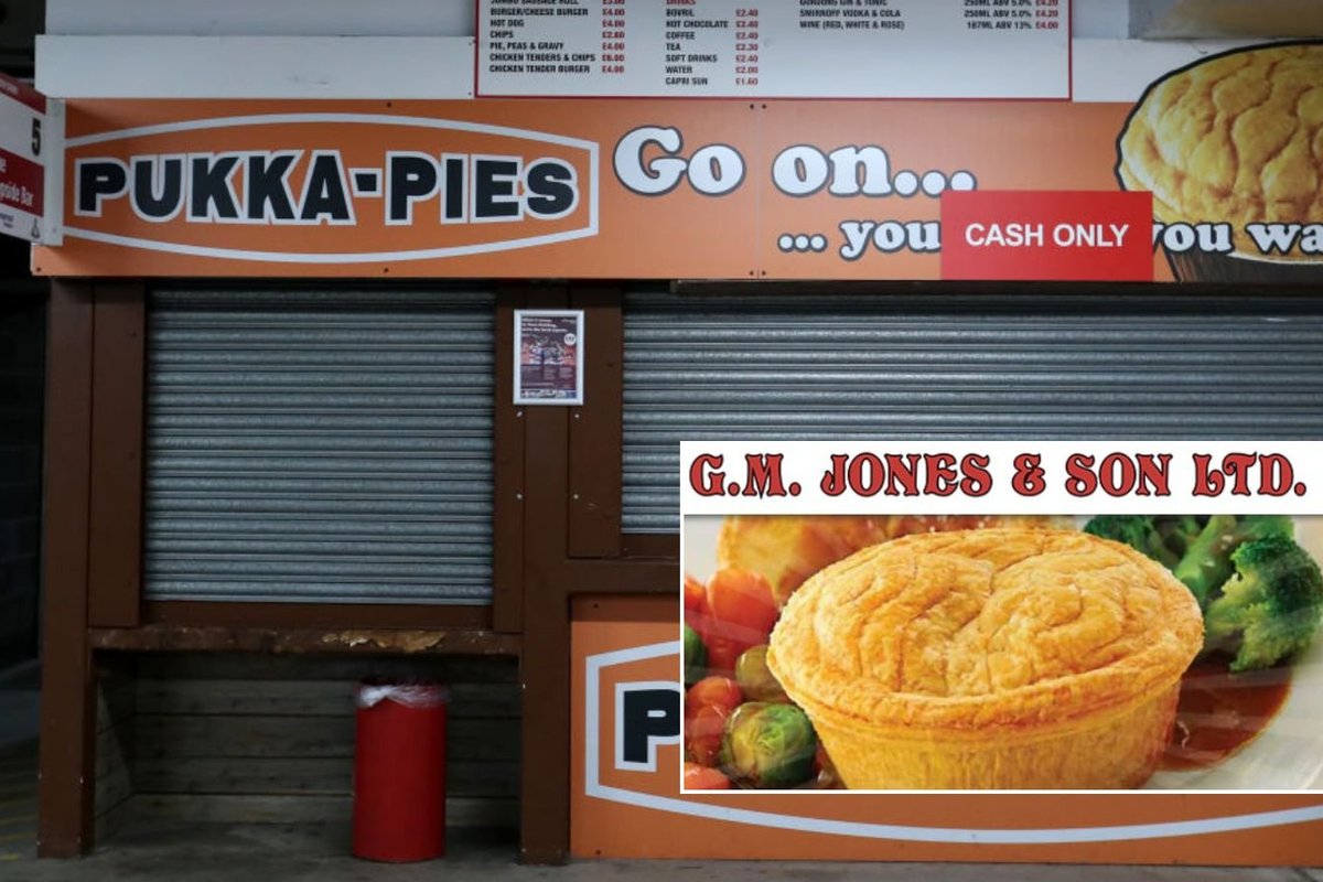 Pukka Pies and G.M. Jones & Son logo