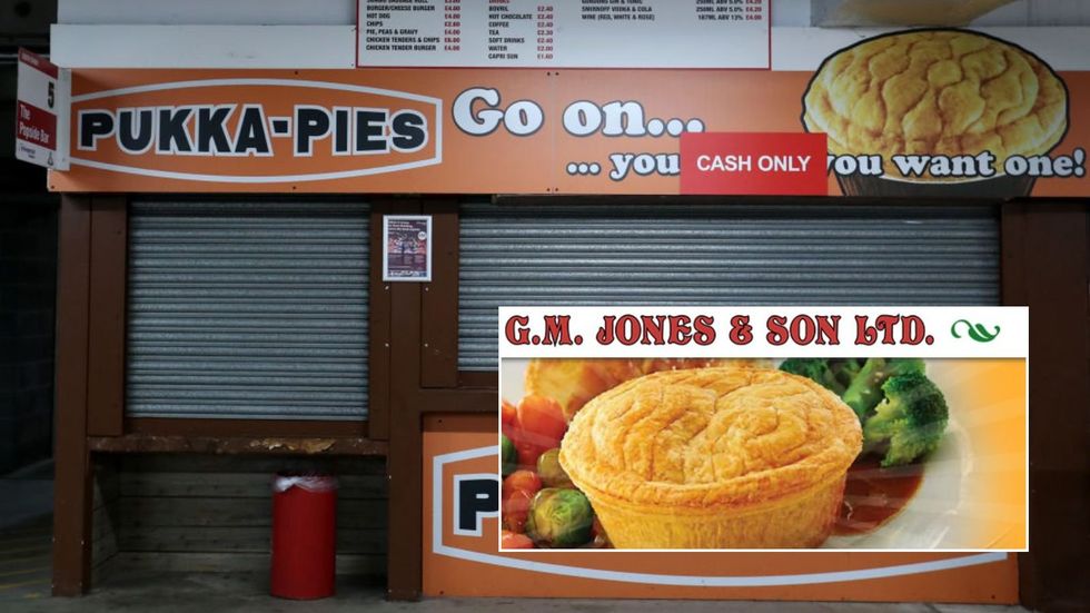Pukka Pies and G.M. Jones & Son logo