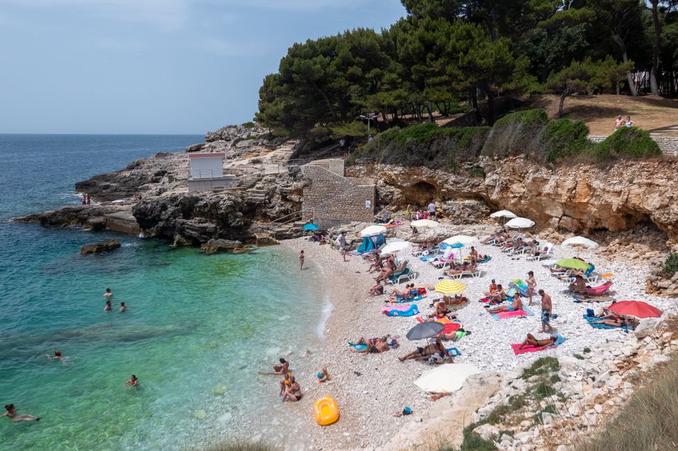 Pula Croatia beach
