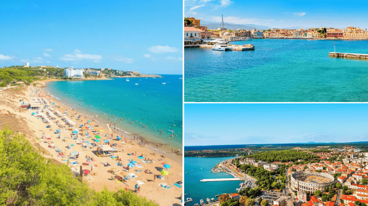 Pula in Croatia / Crete / Reus beach