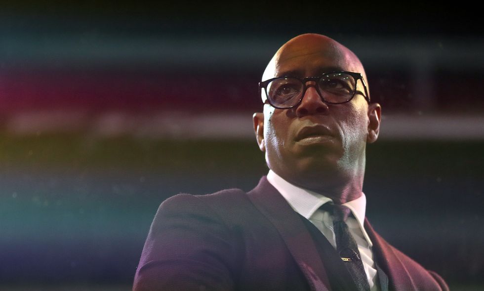 Pundit Ian Wright during the international friendly match at the Amsterdam ArenA