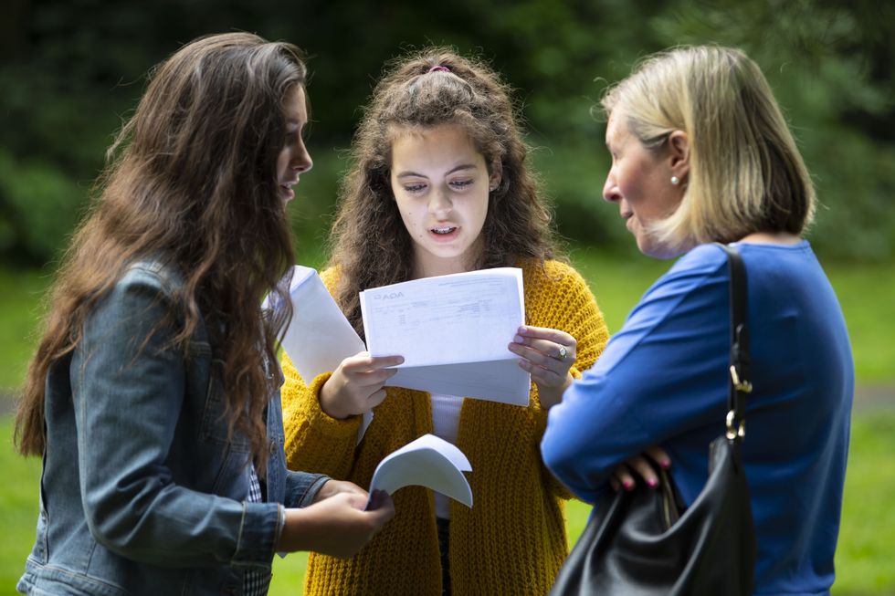 Pupils receive tehri A-levels results