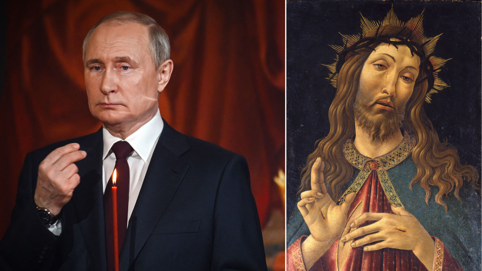 Putin and Botticelli's Jesus