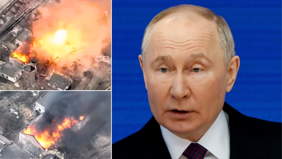 Putin and depot explosions