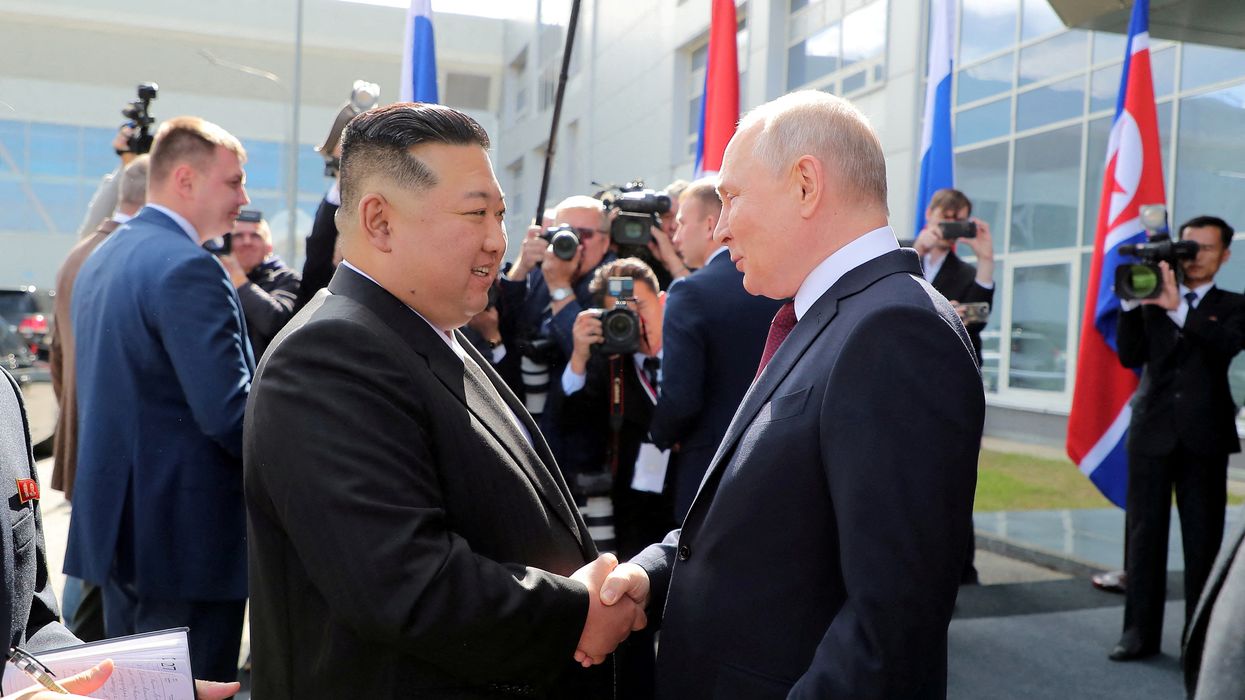 Putin and Kim Jong-un