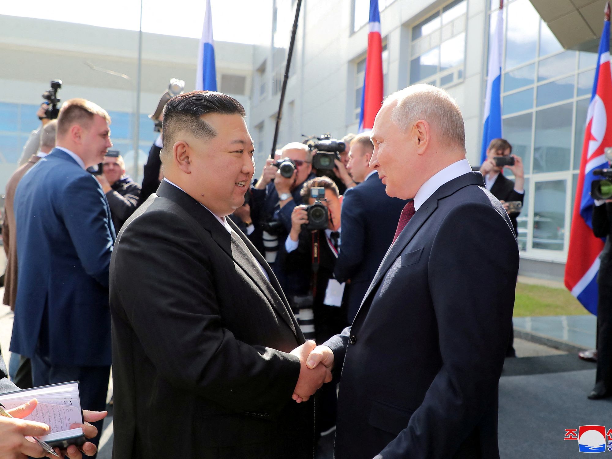 Putin and Kim Jong-un