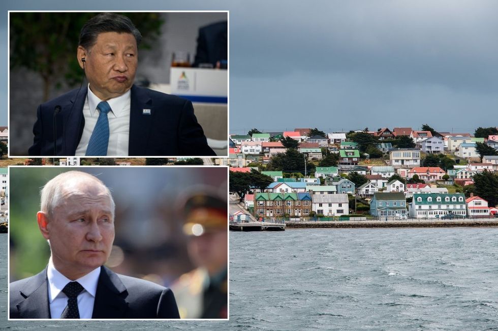Putin and Xi eye up Falklands as huge supplies of 'black gold' found in UK territory