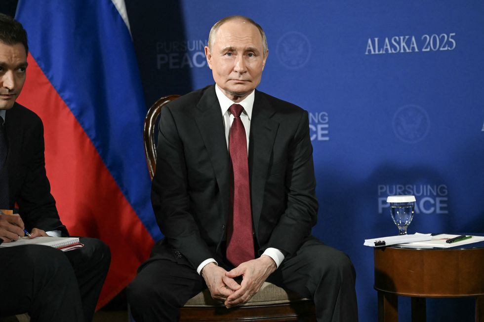 Putin at Alaska meeting