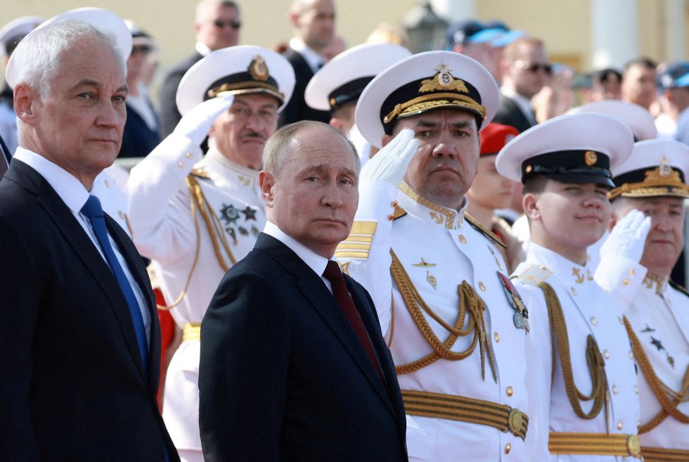 Putin at Navy Day parade