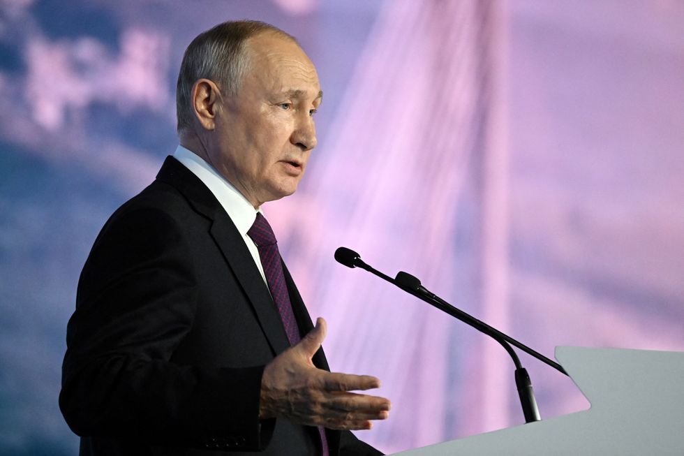 Putin at the conference