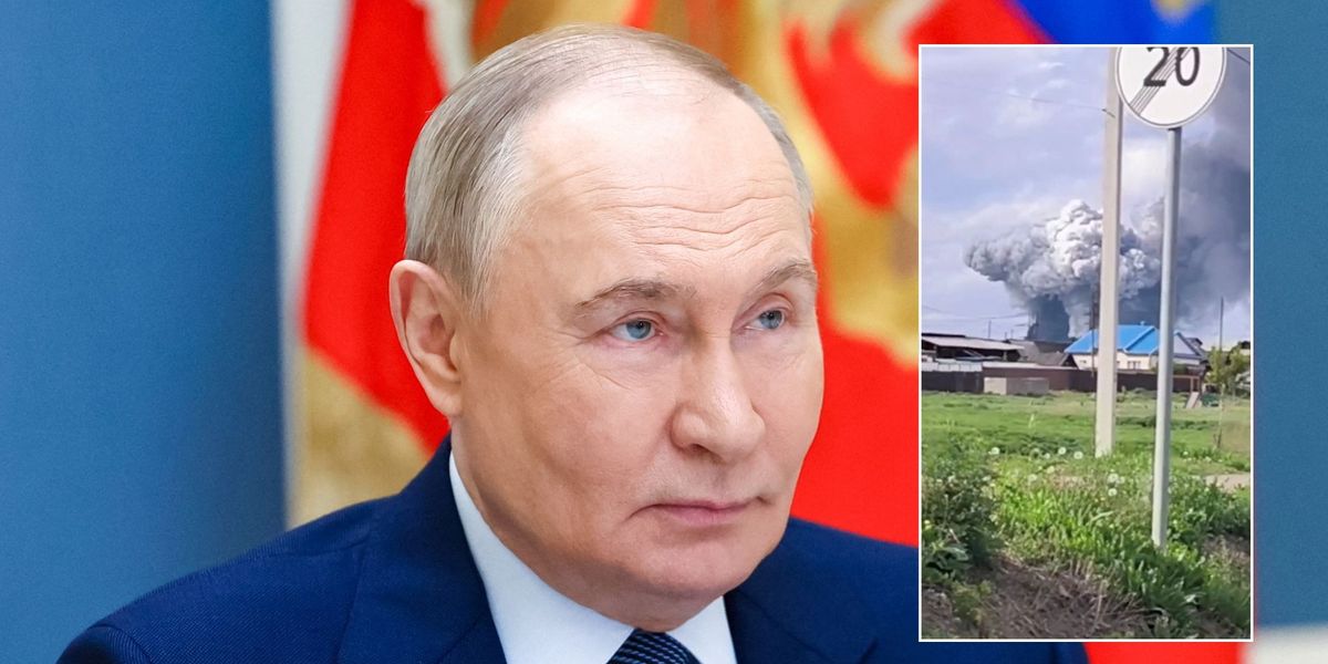 NextImg:Ukraine launches huge drone attack on Russia as Vladimir Putin suffers significant setback