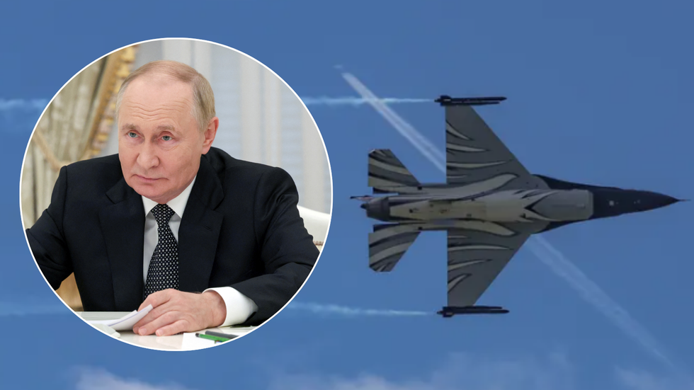 Putin/F-16 jet