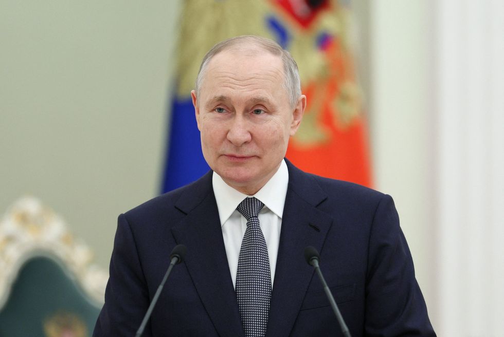 Putin in a conference