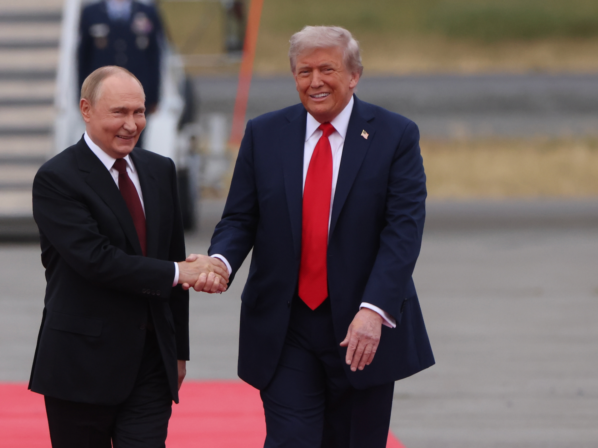 Putin (left), Trump (right)