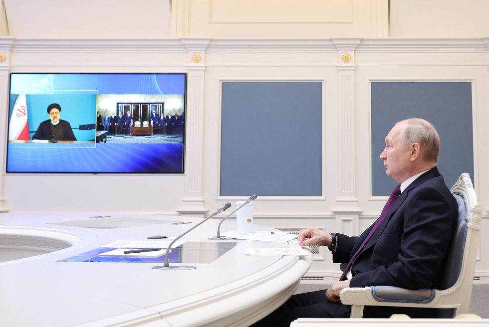 Putin meeting with Iran President over video link