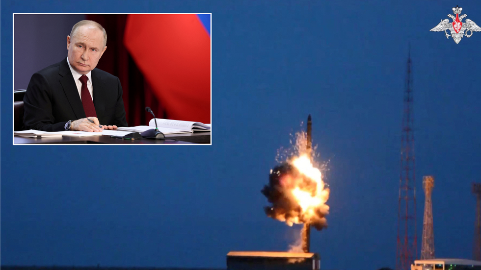 Putin/Missile launch