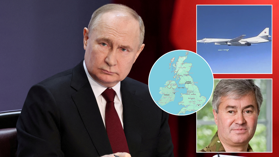 Putin/Russian missiles/UK map/Barrons