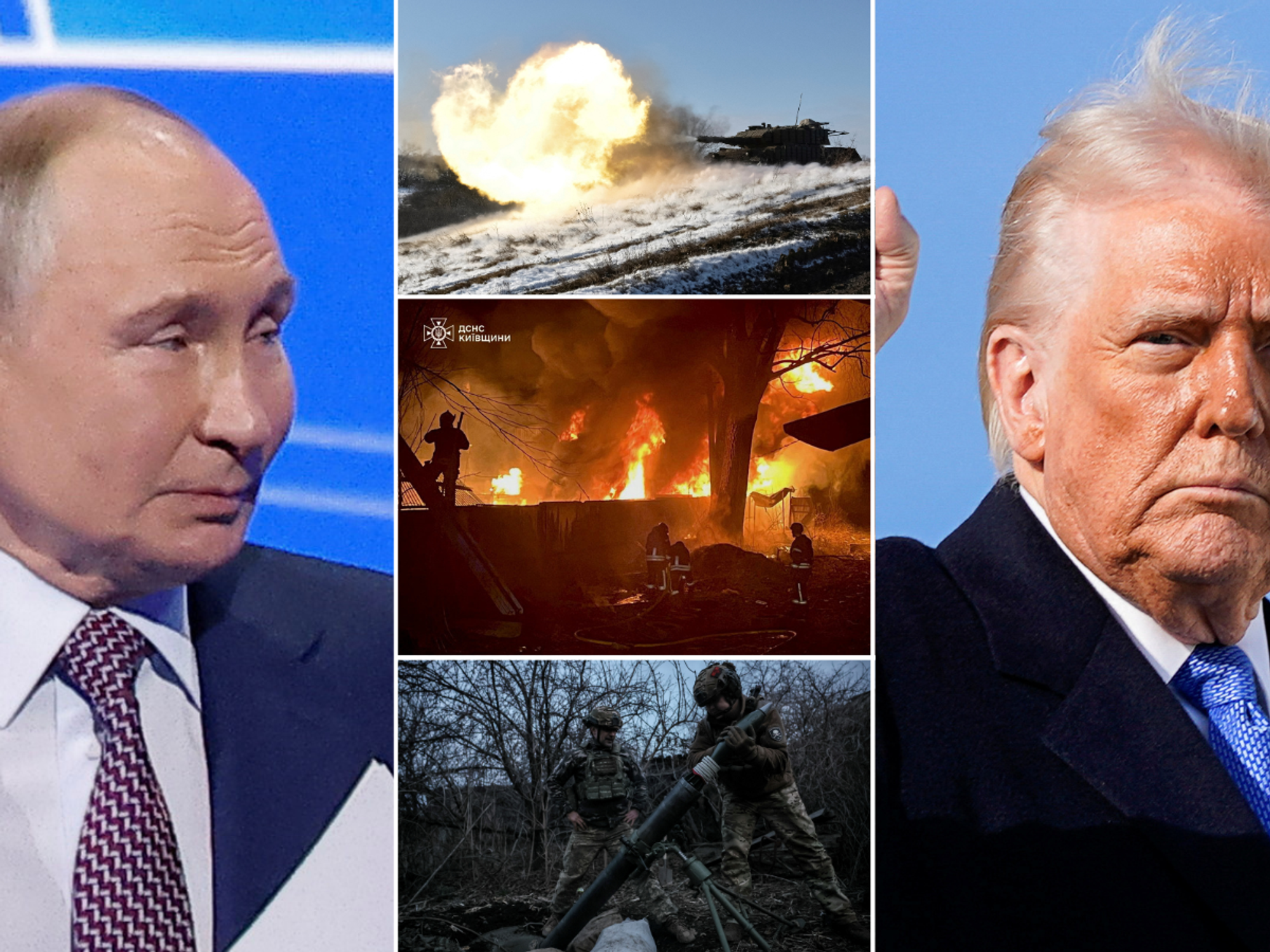 Putin/Ukraine war images/Trump