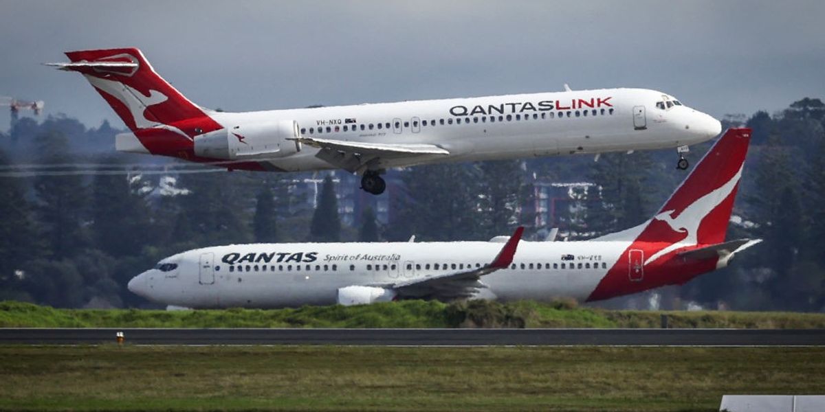 NextImg:Qantas passengers outraged after X-rated film played in error - 'There was no way to turn it off!'