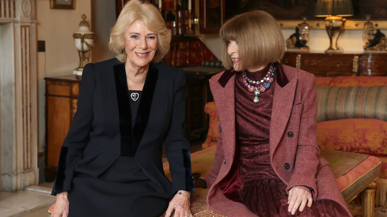 Queen Camilla and Anna Wintour