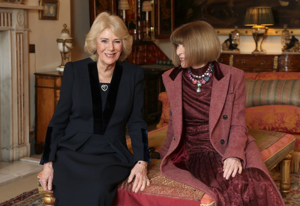Queen Camilla and Anna Wintour